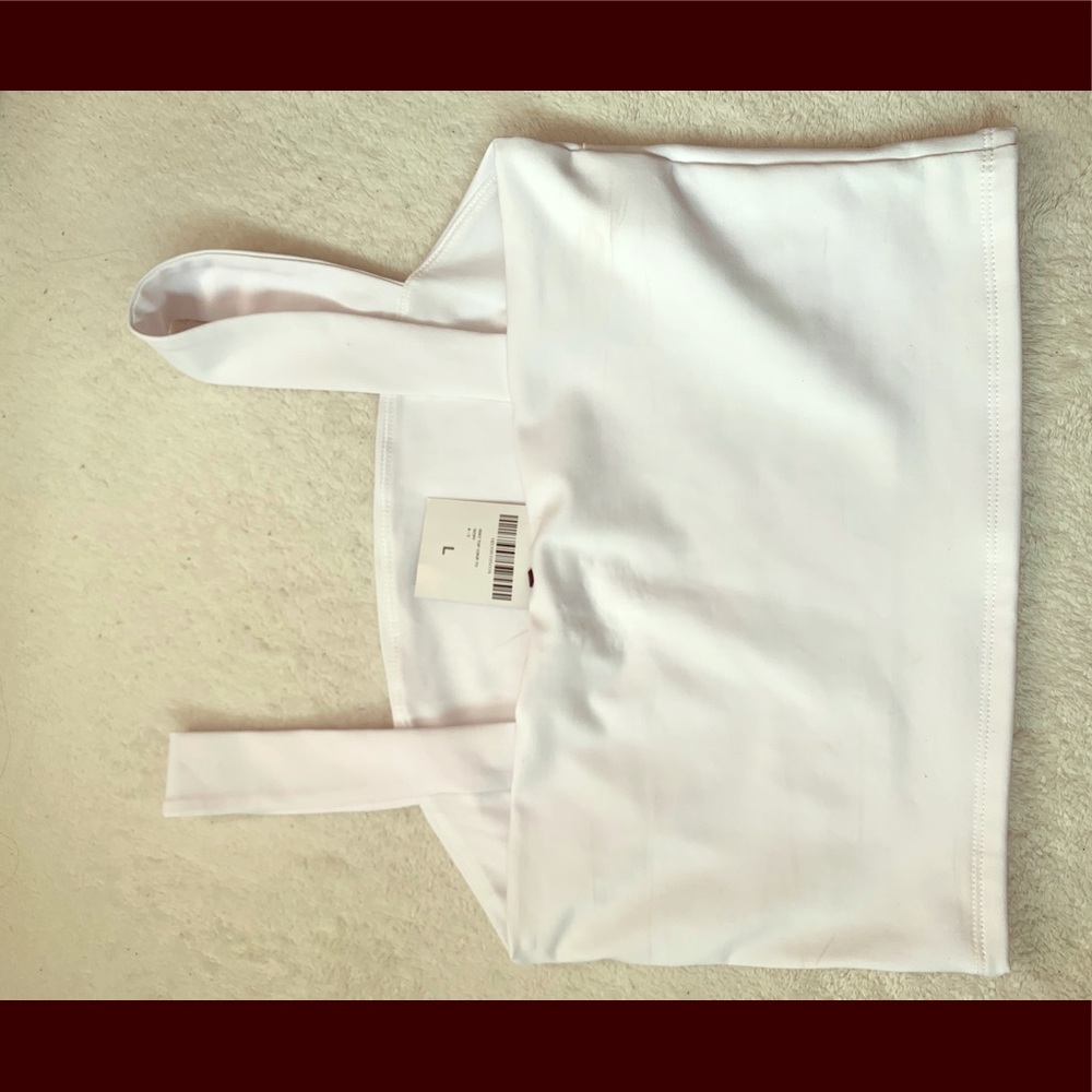 White Cropped cami
